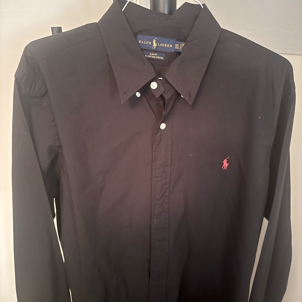 Black with red polo logo xxl always dry cleaned like new